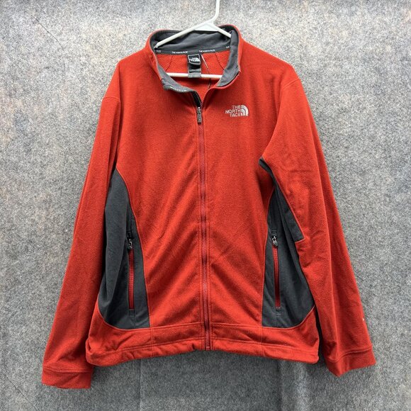 The North Face Sweater Men Large Jacket Full Zip Fleece Polyester Fleece TKA - Picture 1 of 12
